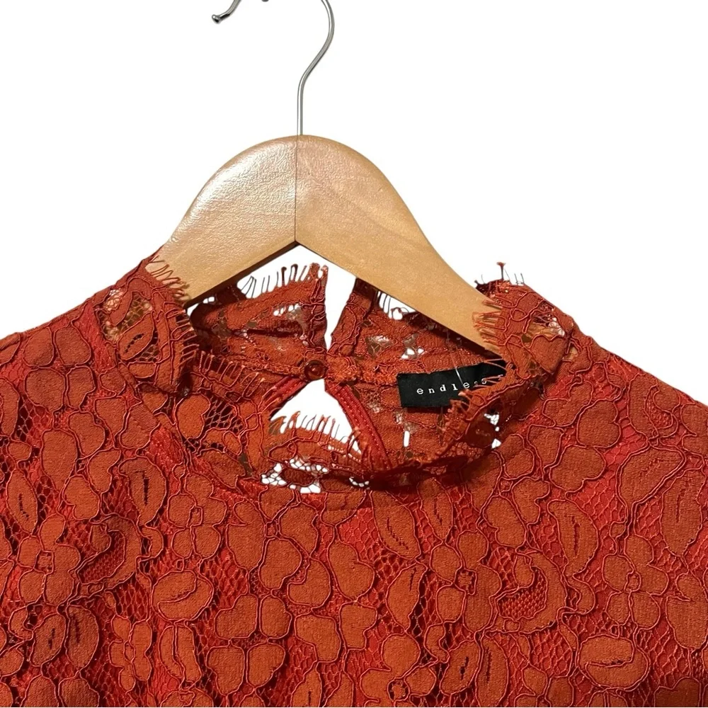 NWT Revolve Endless Rose Cut Back Lace Detailed Bodysuit